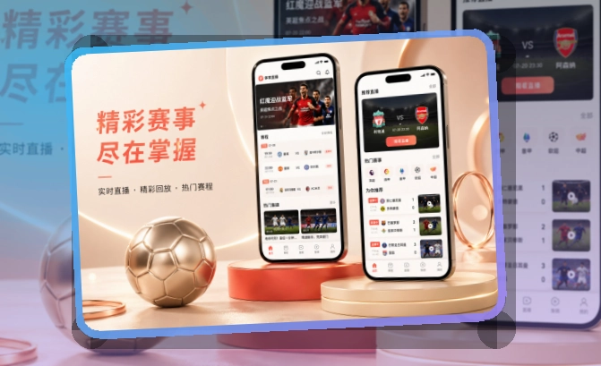 轻量下载 · 赛事App入口 · 外出查赛更方便界面展示